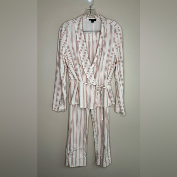 J. Crew Wrap Top Tie Close Elastic Waist Pants Size Small - Picture 2 of 16